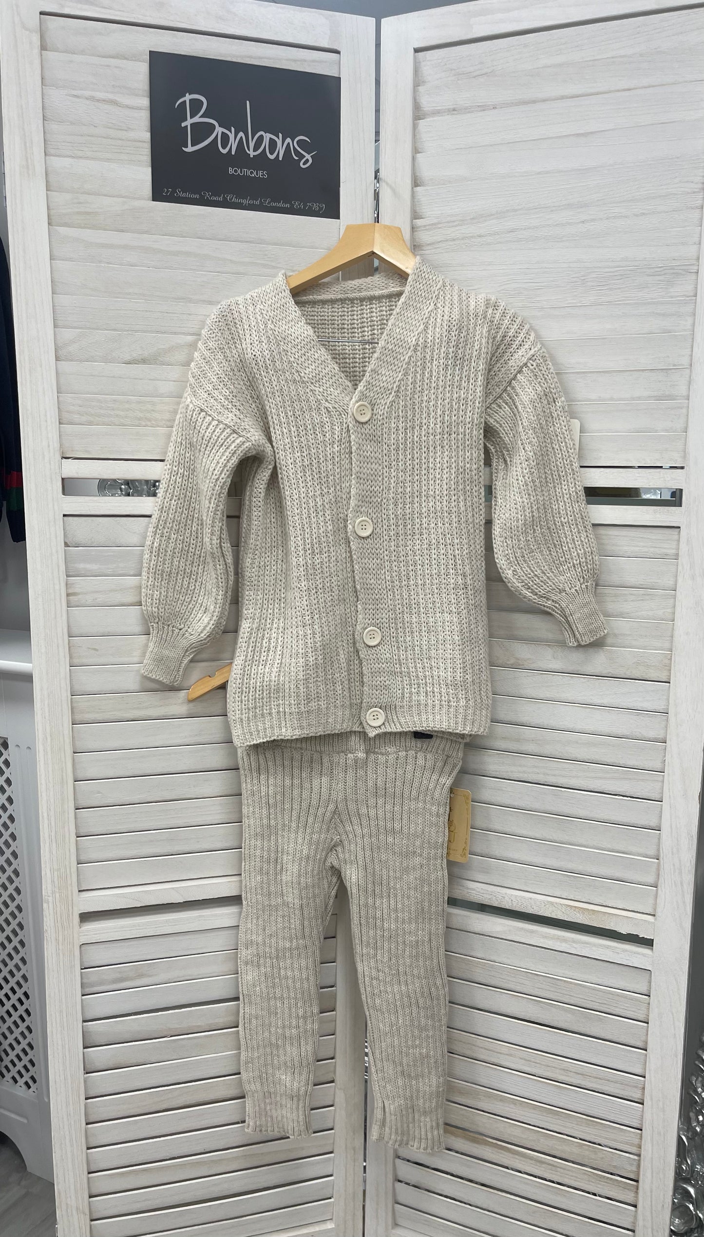 Biancana Girl's Knitted Suit