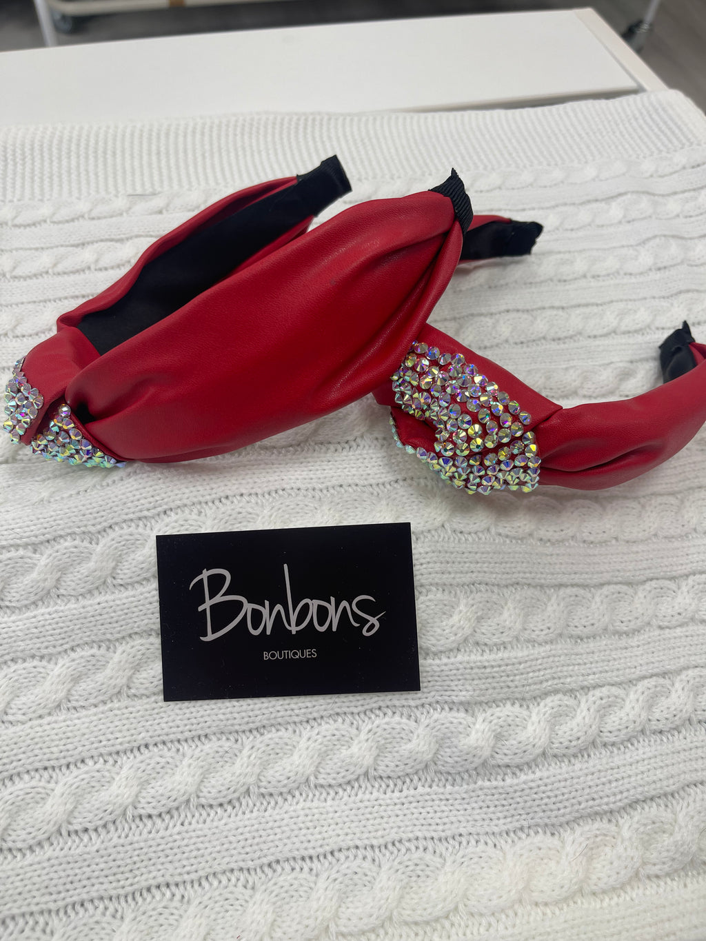 Leather headband