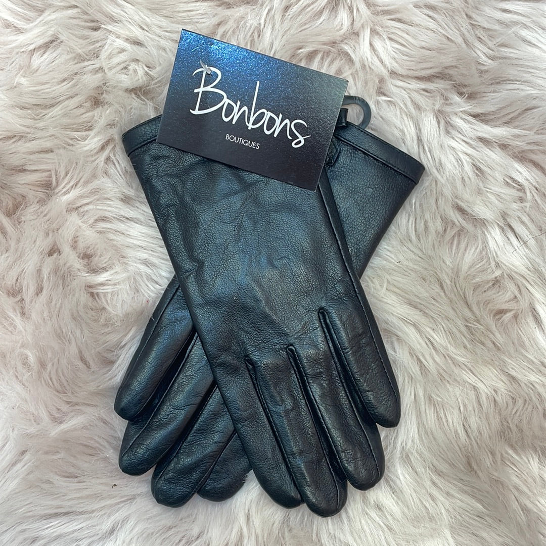 Faux Leather Glove
